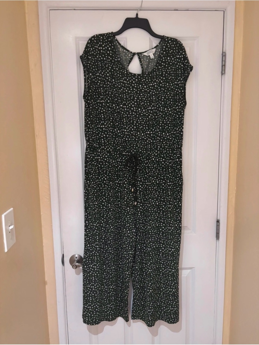 Green and White Jumpsuit